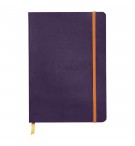 CARNET SOUPLE A5 RHODIARAMA AUBERGINE 117824C