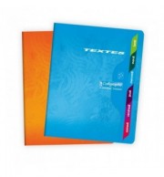 CAHIER TEXTES PIQURE 17X22cm 124P 5X5 70G