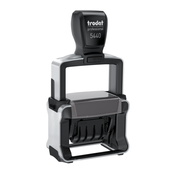 Tampon dateur métallique 4 lignes de texte Trodat 5440