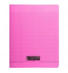 CAHIER POLYPRO 24X32cm SEYES 48P 90G - ROSE