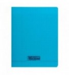 CAHIER POLYPRO 24X32cm SEYES 48P 90G - BLEU