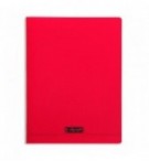 CAHIER POLYPRO 24X32cm SEYES 48P 90G - ROUGE