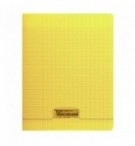CAHIER POLYPRO 24X32cm SEYES 48P 90G - JAUNE