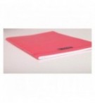 CAHIER POLYPRO 24X32cm SEYES 96P 90G - ROSE
