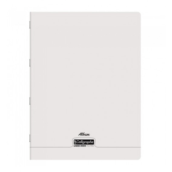 CAHIER POLYPRO 24x32cm UNI 96P 90G - INCOLORE