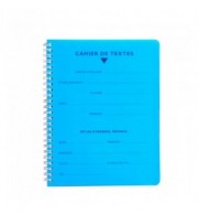 CAHIER TEXTE POLYPRO SPIRALE 17X22cm 124P SEYES 70G