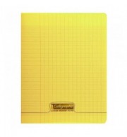 CAHIER POLYPRO 24X32cm SEYES 140P 90G - JAUNE
