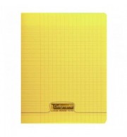 CAHIER POLYPRO 17X22cm SEYES 60P 90G - JAUNE