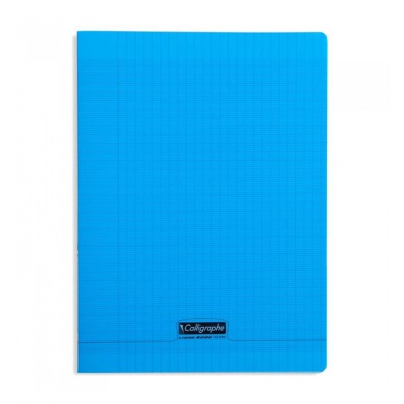 CAHIER POLYPRO 24X32cm SEYES 96P 90G - BLEU