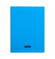 CAHIER POLYPRO 24X32cm SEYES 96P 90G - BLEU
