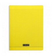 CAHIER POLYPRO 24X32cm SEYES 96P 90G - JAUNE