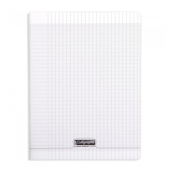 CAHIER POLYPRO 24X32cm SEYES 96P 90G - INCOLORE