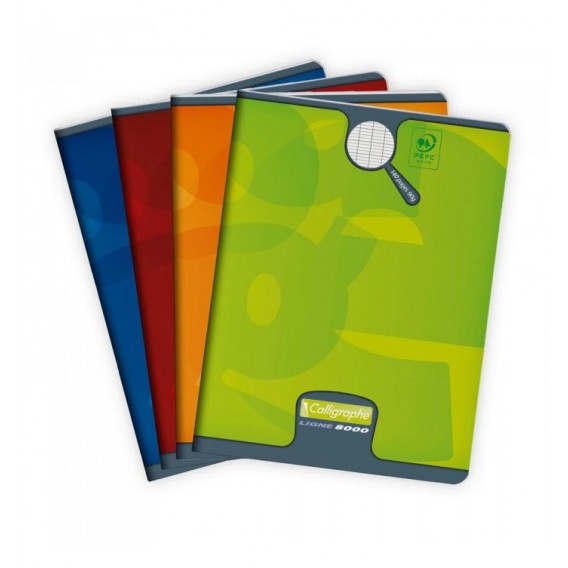 CAHIER PIQURE 17X22cm 140P SEYES 90G