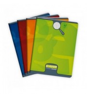 CAHIER PIQURE 17X22cm 140P SEYES 90G