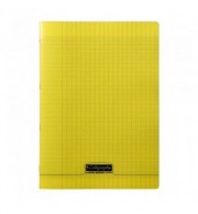 CAHIER POLYPRO 21X29.7CM 48P 90G - JAUNE