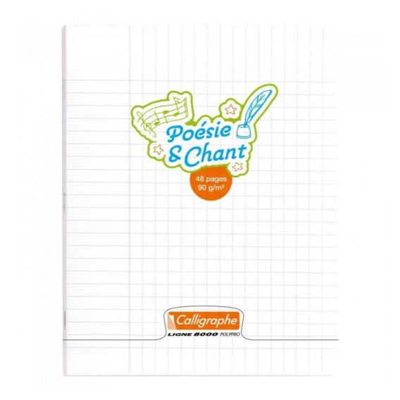 CAHIER POLYPRO 17X22cm POESIE 48P 90G SEYES/UNI - INCOLORE