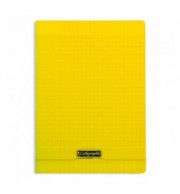 CAHIER POLYPRO 21X29,7cm SEYES 96P 90G - JAUNE