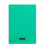CAHIER POLYPRO 21X29,7cm SEYES 96P 90G - VERT