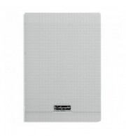 CAHIER POLYPRO 21X29.7cm SEYES 96P 90G -  GRIS