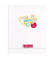 CAHIER POLYPRO 17X22cm 32P 90G DESSIN - INCOLORE