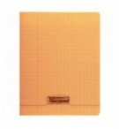 CAHIER POLYPRO 24X32cm SEYES 48P 90G - ORANGE