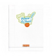 CAHIER POLYPRO 24X32cm  POESIE 48P 90G SEYES/UNI - INCOLORE