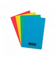 CARNET PIQURE POLYPRO 11X17cm 96P 90G 5X5