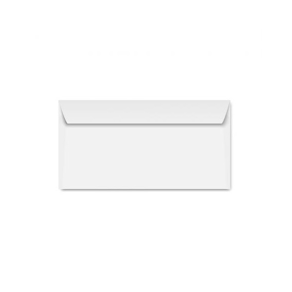 500 enveloppes blanches sans fenêtre DL en papier recyclé 110 x 220 mm 1450C