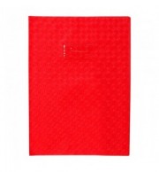 PROTEGE-CAHIER A4 18/100° ROUGE