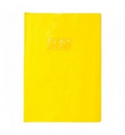 PROTEGE-CAHIER A4 18/100° JAUNE