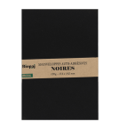 ENVELOPPES 114X162mm NOIRES AUTO ADHESIVES - PAQUET DE 50