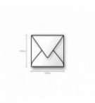 20 ENVELOPPES KRAFT 120G 165 X 165 MM