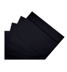 ENVELOPPES 162X229mm NOIRES AUTO ADHESIVES 120G - PAQUET DE 50