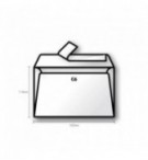 ENVELOPPES 114X162mm GRIS ACIER AUTO ADHESIVES - PAQUET DE 50