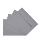 ENVELOPPES 114X162mm GRIS ACIER AUTO ADHESIVES - PAQUET DE 50
