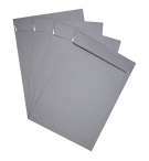 POCHETTES 229X324mm GRIS ACIER AUTO ADHESIVES 120G - PAQUET DE 50