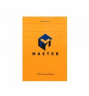 BLOC NOTES 74X105mm QUADRILLE 5X5 - 70G