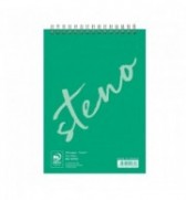BLOC STENO UNI 148X210mm SPIRALE - 60G 90 feuilles