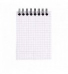 BLOC RHODIA 74X105mm QUADRILLE 5X5 - 80G - SPIRALE