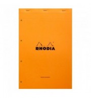 BLOC RHODIA 210X297mm AUDIT MULTICOLONNES FEUILLES JAUNES 80G