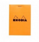BLOC NOTES RHODIA 85X120mm QUADRILLE 5X5 - 80G