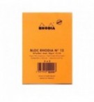 BLOC NOTES RHODIA 85X120mm QUADRILLE 5X5 - 80G
