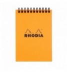 BLOC NOTES RHODIA 105X148mm QUADRILLE 5X5- 80G - SPIRALE