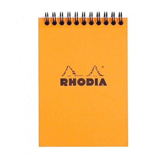BLOC NOTES RHODIA 105X148mm QUADRILLE 5X5- 80G - SPIRALE