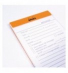 BLOC MESSAGES RHODIA 110X170mm - 100 FEUILLES
