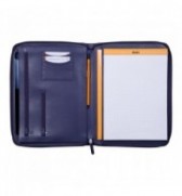 CONFERENCIER SIMILI CUIR A4 RHODIARAMA BLEU NUIT