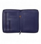 CONFERENCIER SIMILI CUIR A4 RHODIARAMA BLEU NUIT