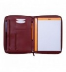 CONFERENCIER SIMILI CUIR A4 RHODIARAMA LIE DE VIN