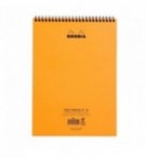 BLOC NOTES RHODIA A4 QUADRILLE 5X5 - 80G - SPIRALE