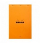 BLOC NOTES RHODIA 210X318mm UNI BLANC 80G